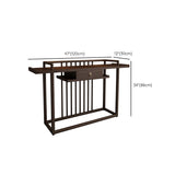 Rectangle Shape Contemporary Console Table Wood Console Sofa Table