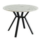 Round Marble White Dining Table Simplicity 4 Legs Table for Dining Room Clearhalo ' dining_table' 'Dining Tables & Seating' 'Dining Tables' 'furn' 'furn_dining_table' 'Furniture' 'furniture_dining_table' 'Kitchen & Dining Furniture' 'kitchen&dining_furn' 'kitchen' 'kitchen_dining_table' 1200x1200_f7c783d3-8b7e-46d8-9bce-b675af1515e1