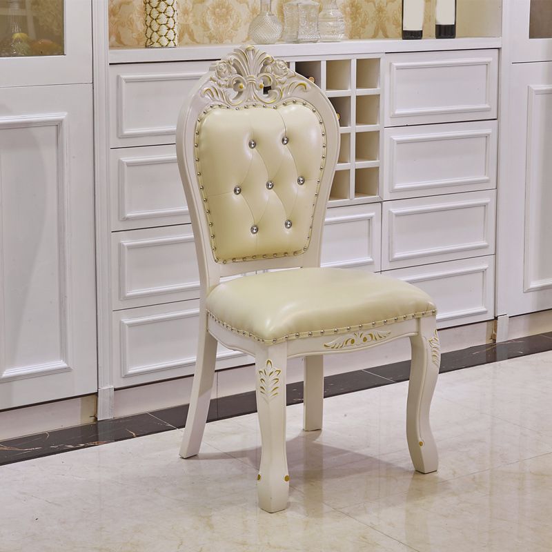 ビクトリアスタイルの長方形テーブルセット1/2/5ピース家に向けてダイニングセット