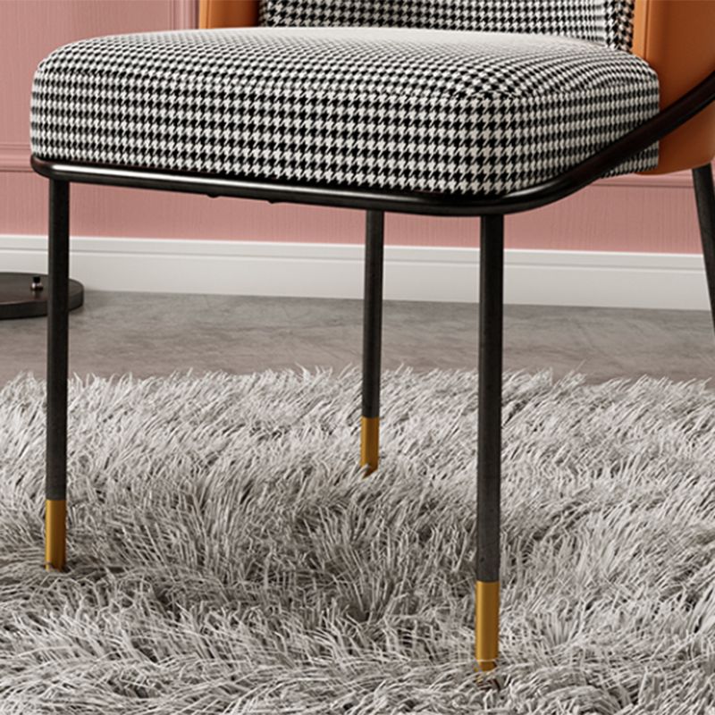 Fabric Dining Side Chair Glam Style Dining Chair for Dining Room Clearhalo 'Dining Chairs' 'Dining Tables & Seating' 'dining_chair' 'furn' 'furn_dining_chair' 'Furniture' 'furniture_dining_chair' 'Kitchen & Dining Furniture' 1200x1200_f7cc83a6-19cd-4725-a8e4-890c9389a82b