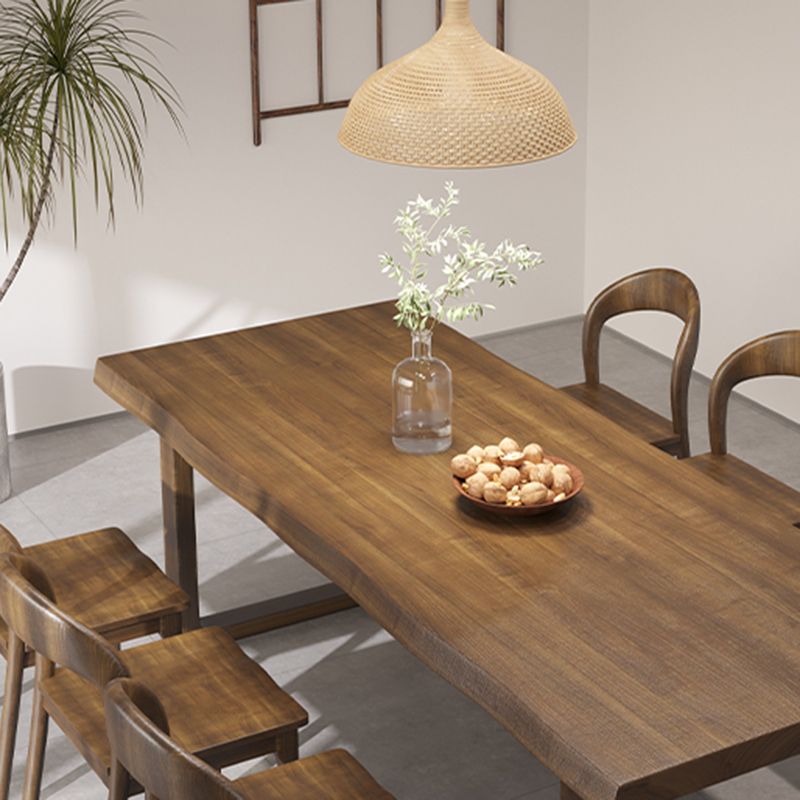 Rectangle Dining Room Dinner Table Kitchen Solid Wood Dining Table