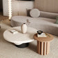 Contemporary Cocktail Table Pedestal Solid Wood Round Coffee Table Clearhalo 'Coffee & Accent Tables' 'Coffee Tables' 'coffee_tables' 'furn' 'furn_coffee_tables' 'Furniture' 'Living Room Furniture' 1200x1200_f7d010ac-1b12-4dda-a11b-0049d4e17e76