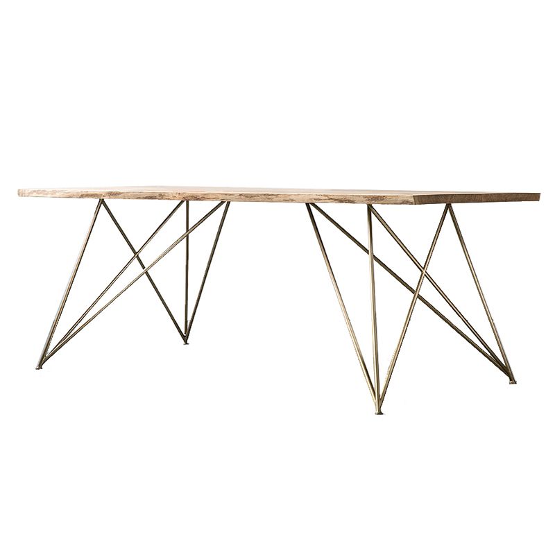 Rectangle 4 Legs Luxury Dining Table Wood Color Fixed Table of Solid Wood Clearhalo ' dining_table' 'Dining Tables & Seating' 'Dining Tables' 'furn' 'furn_dining_table' 'Furniture' 'furniture_dining_table' 'Kitchen & Dining Furniture' 'kitchen&dining_furn' 'kitchen' 'kitchen_dining_table' 1200x1200_f7d2239f-2cb5-44f4-9098-0cf5c99fc17c