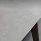 Mid-Century Modern Dining Table Gray Sintered Stone 4 Legs Dining Table with Wooden Base Clearhalo ' dining_table' 'Dining Tables & Seating' 'Dining Tables' 'furn' 'furn_dining_table' 'Furniture' 'furniture_dining_table' 'Kitchen & Dining Furniture' 'kitchen&dining_furn' 'kitchen' 'kitchen_dining_table' 1200x1200_f7d2b7f3-2a7f-4b8a-91b7-529c8b9567f7