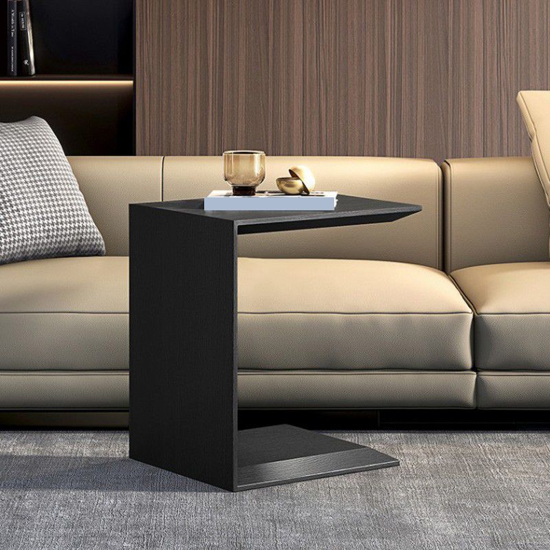 Contemporary Wood End Table Rectangular C-shape Sofa Side Accent Table Clearhalo 'Coffee & Accent Tables' 'End & Side Tables' 'end_side_tables' 'furn' 'furn_end_side_tables' 'Furniture' 'Living Room Furniture' 1200x1200_f7d3bf5e-07aa-4ae2-bbfd-5ade47481f3f
