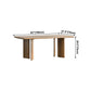 Solid Wood Contemporary Rectangular Table Wood Top Table for Home Clearhalo ' dining_table' 'Dining Tables & Seating' 'Dining Tables' 'furn' 'furn_dining_table' 'Furniture' 'furniture_dining_table' 'Kitchen & Dining Furniture' 'kitchen&dining_furn' 'kitchen' 'kitchen_dining_table' 1200x1200_f7d403c4-897c-444a-974e-4eb3b9c2351f