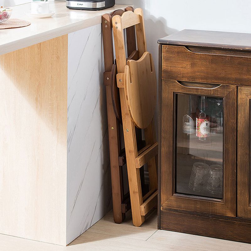 Contemporary Solid Wood Folding Bar Stool Indoor Barstools With Wood Seat and Low Back Clearhalo 'Bar Furniture' 'Bar Stools' 'bar_stools' 'furn' 'furn_bar_stools' 'furniture_bar_stools' 'Kitchen & Dining Furniture' 'kitchen&dining_furn' 'kitchen' 'kitchen_furn' Furniture' 1200x1200_f7d5673d-1fec-4145-9fb6-04e73bb64f7e