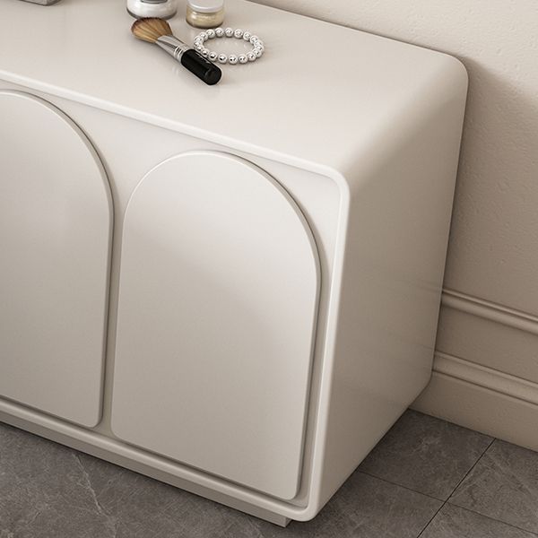 Lighted Mirror Wood White Modern Vanity Dressing Table with Drawers Clearhalo 'Bedroom Furniture' 'furn' 'furn_makeup_vanities' 'Furniture' 'Makeup Vanities' 'makeup_vanities' 1200x1200_f7d6571b-9ecf-4274-9fb4-8b38bbb31949