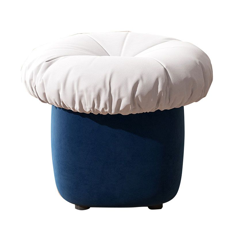 Contemporary Pouf Ottoman Cotton Upholstered Tufted Mushroom Shape Ottoman Clearhalo 'furn' 'furn_ottomans_poufs' 'Furniture' 'Living Room Furniture' 'Ottomans & Poufs' 'ottomans_poufs' 1200x1200_f7d696bf-8f28-453d-a85c-5c38825c2976