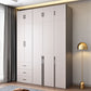 Hinged Wardrobe Closet with Drawer Contemporary Storage Cabinet
