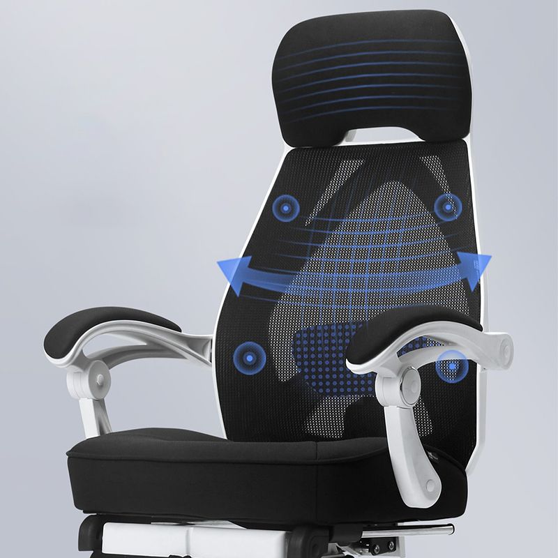 Padded Arms Office Chair Tilt Mechanism No Distressing Desk Chair with Wheels Clearhalo 'furn' 'furn_office_chair' 'Furniture' 'Office Chairs' 'Office Furniture' 'office_chair' 1200x1200_f7d9ef97-091d-45d3-88ba-dd88f17c8547