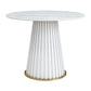 Luxury Sintered Stone Top Dining Table Restaurant Round Table with Metal Pedestal Base Clearhalo ' dining_table' 'Dining Tables & Seating' 'Dining Tables' 'furn' 'furn_dining_table' 'Furniture' 'furniture_dining_table' 'Kitchen & Dining Furniture' 'kitchen&dining_furn' 'kitchen' 'kitchen_dining_table' 1200x1200_f7d9f8ad-b4dc-43b9-9213-84894877fe63