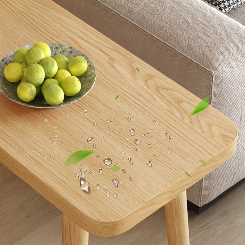 Tavolo da bar rettangolare moderno tavolo da bistrot in legno massiccio con base di cavalletto