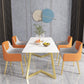 Rectangle Stone Dining Room Table Traditional Luxury Dinner Room Kitchen Table Clearhalo 'Dining Tables & Seating' 'Dining Tables' 'dining_table' 'furn' 'furn_dining_table' 'Furniture' 'furniture_dining_table' 'Kitchen & Dining Furniture' 'kitchen' 'kitchen_dining_table' 1200x1200_f7dddb68-df60-4441-972d-43e5f7a249bb