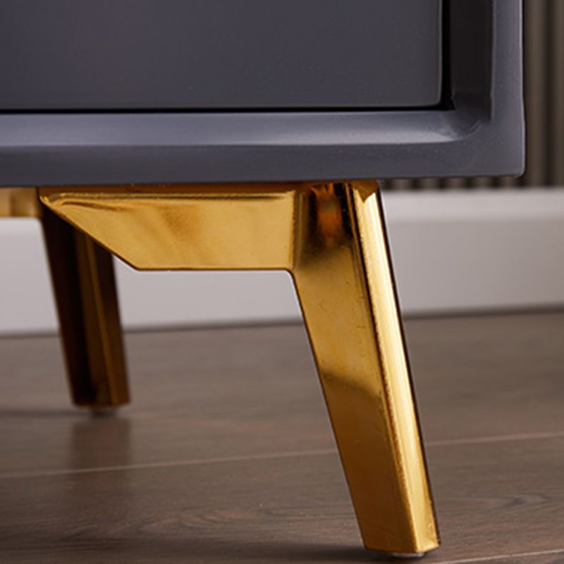 Tablette de chevet de lit en bois massif avec tiroirs modernes avec tiroirs