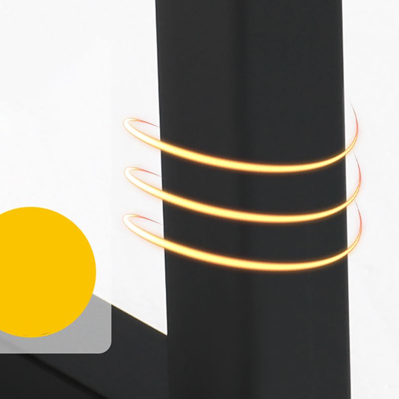 Descripción de la computadora de gestión de cables industriales Meditero de escritura de madera sólida con patas de metal