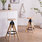 Adjustable Height Counter Stools Industrial Wood Bar Stools with Round Seat Clearhalo 'Bar Furniture' 'Bar Stools' 'bar_stools' 'furn' 'furn_bar_stools' 'furniture_bar_stools' 'Kitchen & Dining Furniture' 'kitchen&dining_furn' 'kitchen' 'kitchen_furn' Furniture' 1200x1200_f7e283ab-d4ff-4c06-8ce3-dd6bdeb20e67