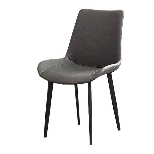 Contemporary Dining Chairs Kitchen Armless Side Chairs with Metal Legs Clearhalo 'Dining Chairs' 'Dining Tables & Seating' 'dining_chair' 'Furniture' 'furniture_dining_chair' 'Kitchen & Dining Furniture' 1200x1200_f7e322a8-9a97-4f68-8a8a-4393d51c23cf