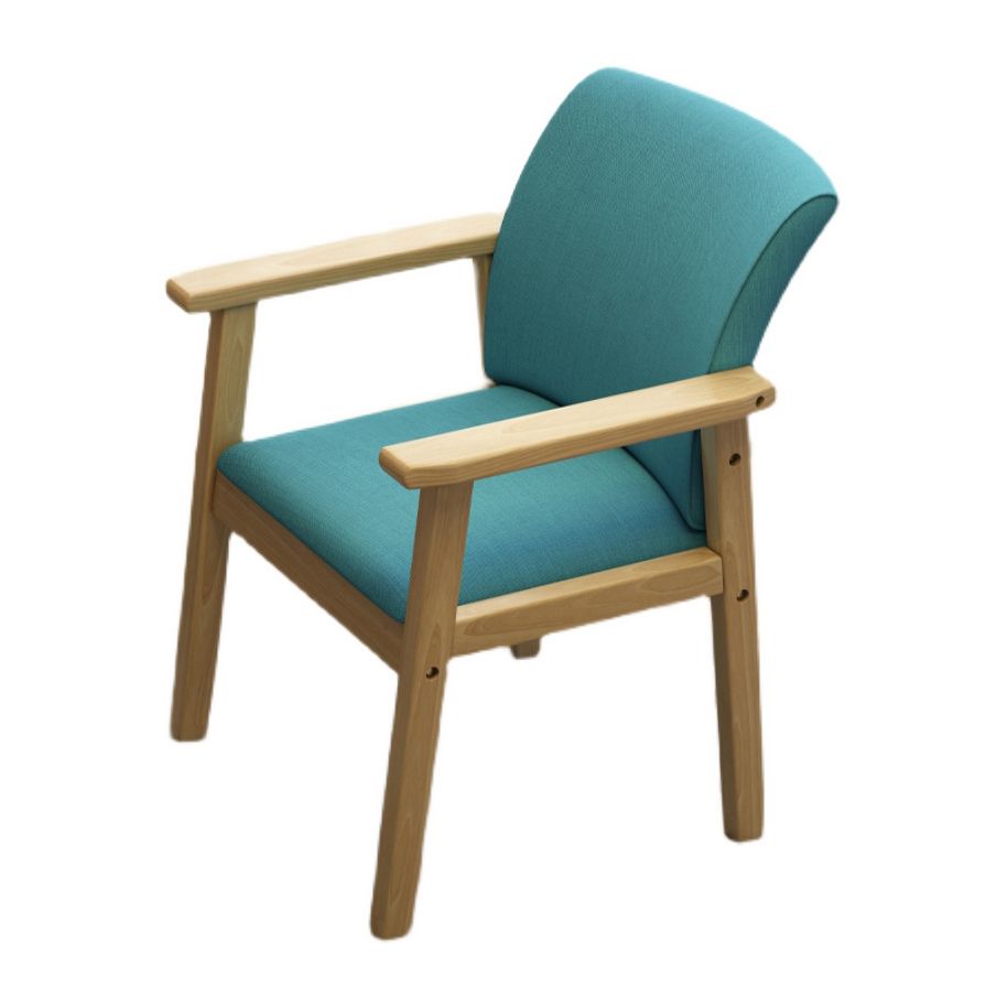 Modern Solid Dining Chair Dining Side Arm Chairs with Wooden Legs for Kitchen Clearhalo ' kitchen&dining_furn' 'Dining Chairs' 'Dining Tables & Seating' 'dining_chair' 'furn' 'furn_dining_chair' 'Furniture' 'furniture_dining_chair' 'Kitchen & Dining Furniture' 'kitchen' 1200x1200_f7e496a5-0f15-498f-a4ac-57a6572b42c7