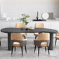 Nordic Solid Wood Table for Restaurant Unique Shape Table with 4 Legs Clearhalo 'Dining Tables & Seating' 'Dining Tables' 'dining_table' 'furn' 'furn_dining_table' 'Furniture' 'furniture_dining_table' 'Kitchen & Dining Furniture' 'kitchen' 'kitchen_dining_table' 1200x1200_f7e7b2cd-72cb-450f-96ee-4891cd5a6dcc