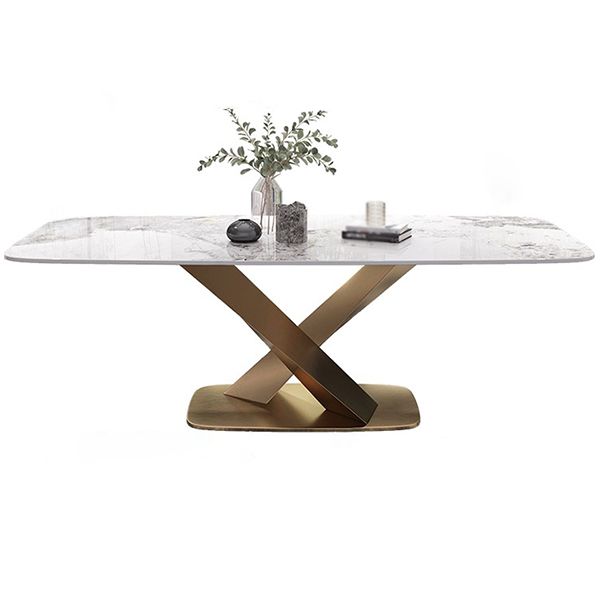 Stone Pedestal Table Traditional Luxury Dining Table Rectangle for Kitchen Home Clearhalo ' dining_table' 'Dining Tables & Seating' 'Dining Tables' 'furn' 'furn_dining_table' 'Furniture' 'furniture_dining_table' 'Kitchen & Dining Furniture' 'kitchen&dining_furn' 'kitchen' 'kitchen_dining_table' 1200x1200_f7e924a0-04c3-42d0-b1a4-99a5c614c9ff