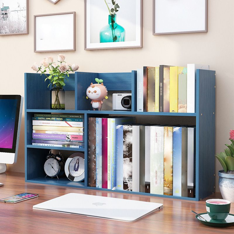 Contemporary Manufactured Wood Geometric Bookshelf Horizontal Open Bookshelf Clearhalo 'Bookcases' 'furn' 'furn_bookcases' 'Furniture' 'furniture_bookcases' 'kitchen' 'kitchen_bookcases' 'Living Room Furniture' 'Office Furniture' 1200x1200_f7ec392b-3b27-444b-86c9-ab0fc296eaff