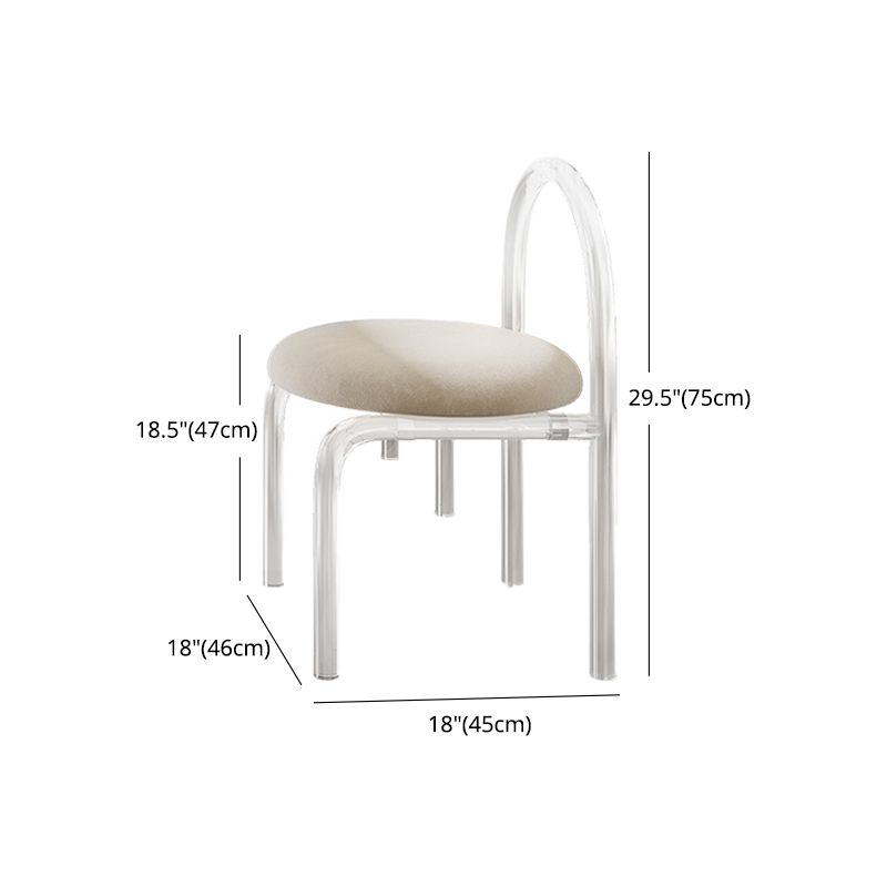 Contemporary 1/2/5/6 Pieces Dining Set Rectangle Acrylic Dining Room Set Clearhalo 'Dining Room Sets' 'Dining Tables & Seating' 'dining_room_set' 'furn' 'furn_dining_room_set' 'Furniture' 'furniture_dining_room_set' 'Kitchen & Dining Furniture' 1200x1200_f7ec48c9-c63d-4ca6-9836-894255b2f60b