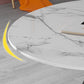 White Marble Top Dining Site Table Traditional Luxury Round Pedestal Table Clearhalo 'Dining Tables & Seating' 'Dining Tables' 'dining_table' 'furn' 'furn_dining_table' 'Furniture' 'furniture_dining_table' 'Kitchen & Dining Furniture' 1200x1200_f7ed57b3-8b6a-4058-a3b4-95e3c4916e07