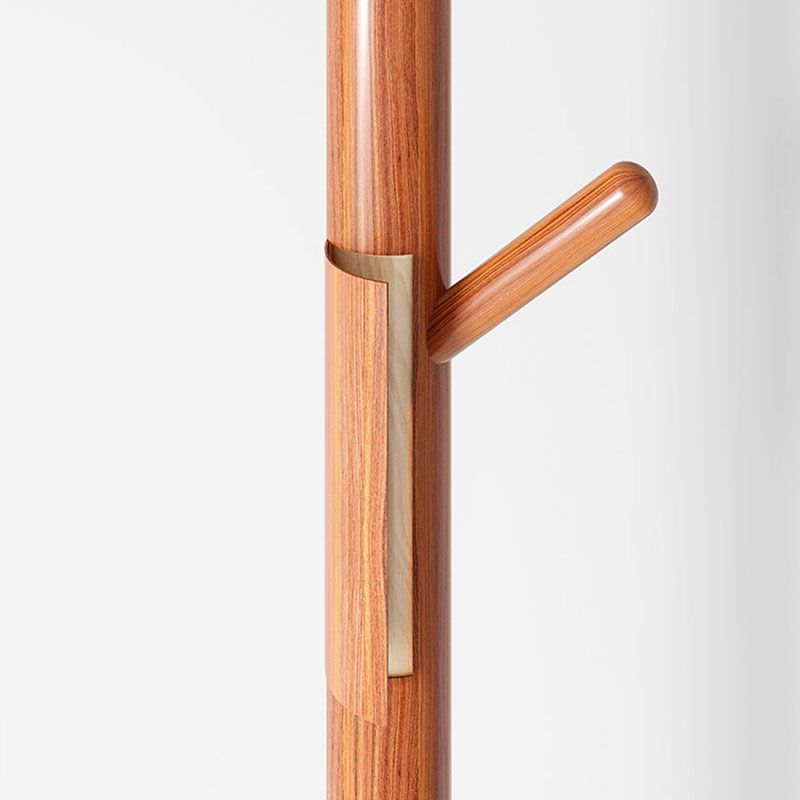 Zeitgenössischer Stil Hall Stand hölzern freistehender Halle stehen mit Haken