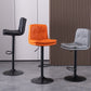 Contemporary Liftable Bar-stool PU Leather Bar Stool with Metal Legs Clearhalo 'Bar Furniture' 'Bar Stools' 'bar_stools' 'furn' 'furn_bar_stools' 'Furniture' 'furniture_bar_stools' 'Kitchen & Dining Furniture' 1200x1200_f7edcf4a-d03f-4efe-9344-6b4ae379dfe5