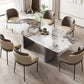Luxury Sintered Stone Top Table Rectangle Table with Grey Double Pedestal Clearhalo ' dining_table' 'Dining Tables & Seating' 'Dining Tables' 'furn' 'furn_dining_table' 'Furniture' 'furniture_dining_table' 'Kitchen & Dining Furniture' 'kitchen&dining_furn' 'kitchen' 'kitchen_dining_table' 1200x1200_f7ee45f8-98c8-47b5-bb39-5eb762a8ab4e