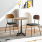 Upholstered Industrial Dining Chair Metal Dining Room Kitchen Chair