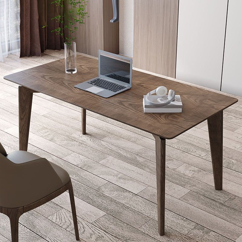 Base de bureau à bois massif Parsons Base 29.53 "Bureau d'écriture de haut