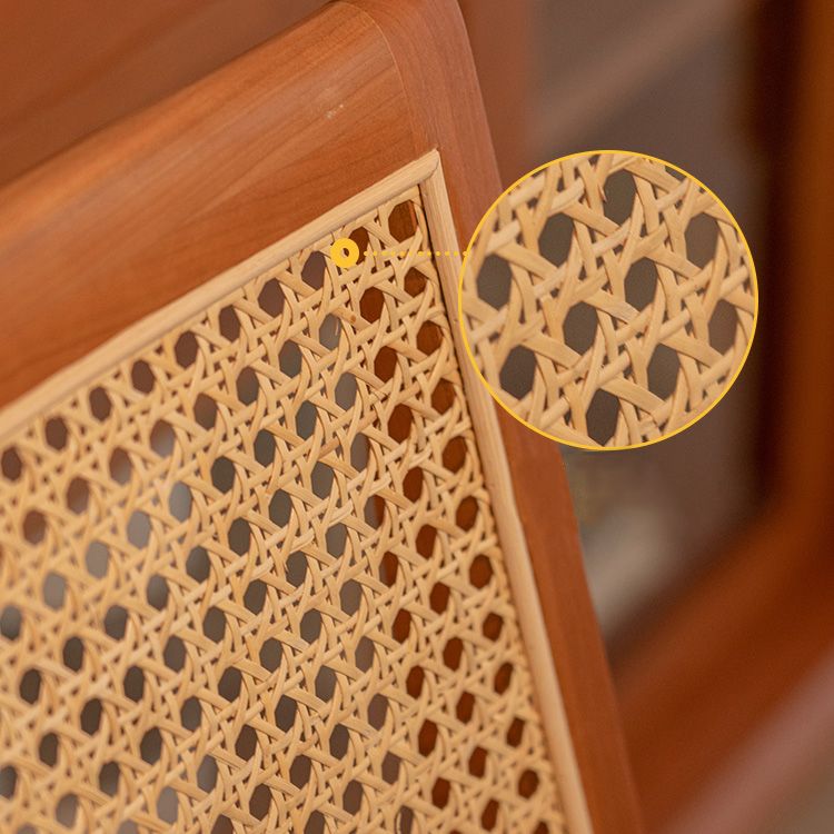 Traditional Wood Dining Chair Kitchen Cane Back Open Back Dining Side Chair Clearhalo ' kitchen&dining_furn' 'Dining Chairs' 'Dining Tables & Seating' 'dining_chair' 'furn' 'furn_dining_chair' 'Furniture' 'furniture_dining_chair' 'Kitchen & Dining Furniture' 'kitchen' 1200x1200_f7f0484a-c985-441c-bf51-f3332d97b574