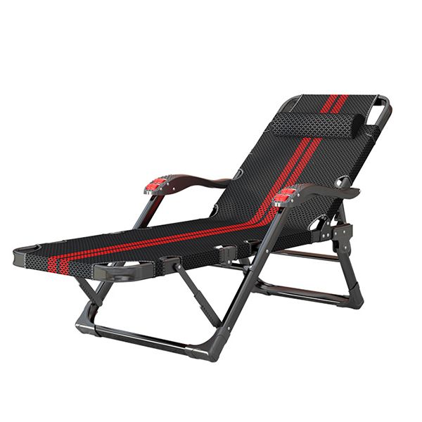 位置ロックと金属ベースを備えたブラックモダン標準リクライニング