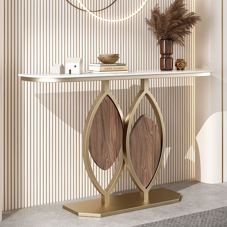 Tabella della console ardesia da 11,8 "W tavolo glam resistente ai graffi