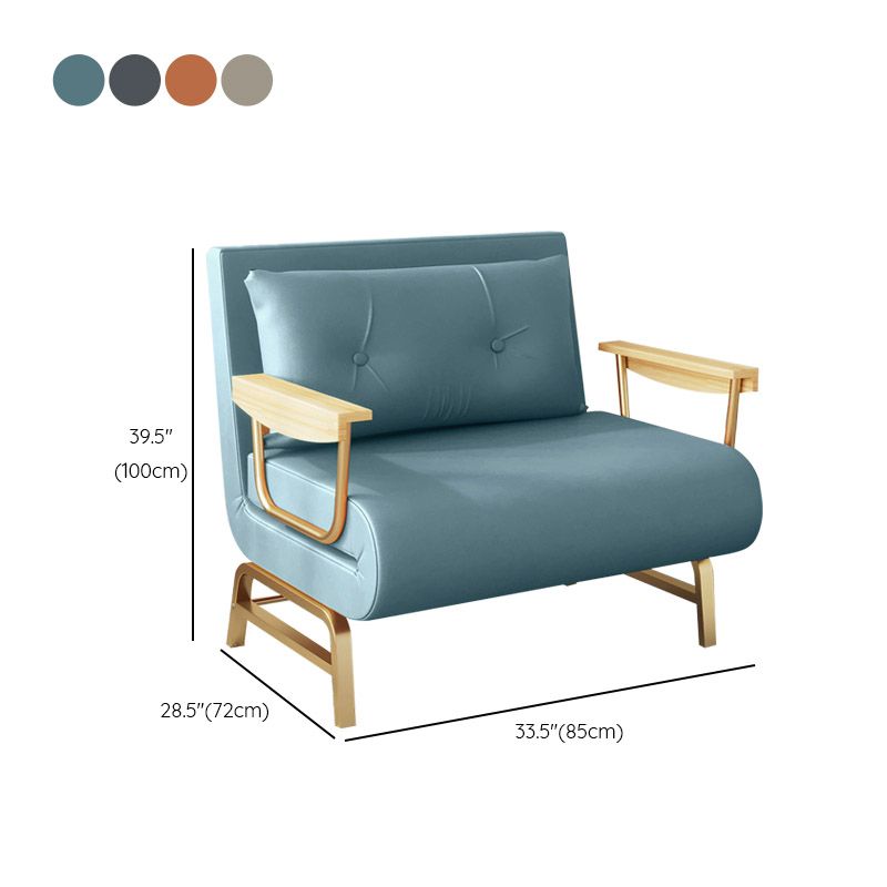 Scandinavian Solid Color Standard Recliner Faux Leather Recliner Chair Clearhalo 'Chairs & Seating' 'furn' 'furn_recliners' 'Furniture' 'Living Room Furniture' 'Recliners' 1200x1200_f7f6800a-9951-4906-9a8a-2f1350cee1af