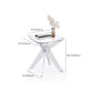 Contemporary Geometric Accent Side Table AcrylicSofa Side Accent Table