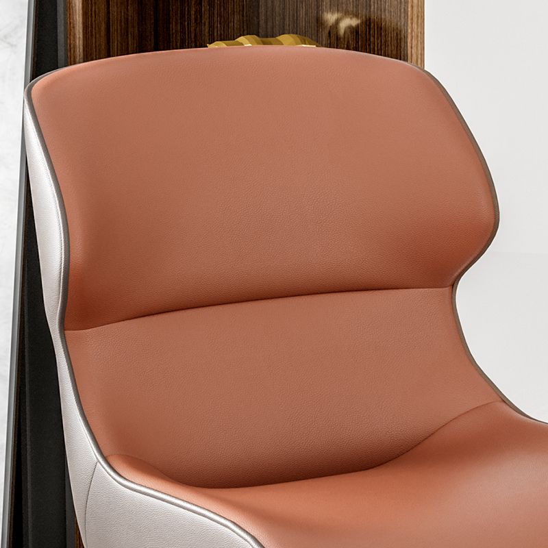 Contemporary Dining Chairs Wingback Dining Arm Side Chair with Metal Legs Clearhalo 'Dining Chairs' 'Dining Tables & Seating' 'dining_chair' 'furn' 'furn_dining_chair' 'Furniture' 'Kitchen & Dining Furniture' 1200x1200_f7f87c95-02e8-471f-abd6-909b252939a6