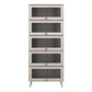 Manufactured Wood Glam Standard Bookcase Vertical Bookcase with Glass Doors Clearhalo 'Bookcases' 'furn' 'furn_bookcases' 'Furniture' 'furniture_bookcases' 'kitchen' 'kitchen_bookcases' 'Living Room Furniture' 'Office Furniture' 1200x1200_f7f9e31a-c6b4-40ce-8e80-0264b63bd2eb