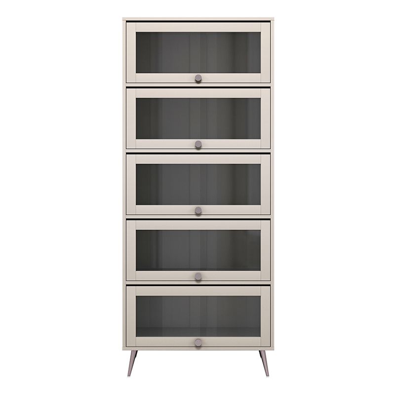 Manufactured Wood Glam Standard Bookcase Vertical Bookcase with Glass Doors Clearhalo 'Bookcases' 'furn' 'furn_bookcases' 'Furniture' 'furniture_bookcases' 'kitchen' 'kitchen_bookcases' 'Living Room Furniture' 'Office Furniture' 1200x1200_f7f9e31a-c6b4-40ce-8e80-0264b63bd2eb