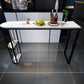 Stone Bar Dining Table ModernOval Bar Table with Sled for Dining Room Clearhalo 'Bar Furniture' 'Bar Tables' 'bar_tables' 'furn' 'furn_bar_tables' 'Furniture' 'furniture_bar_tables' 'Kitchen & Dining Furniture' 1200x1200_f7fa537c-c3e8-492b-aca0-efee64405eb5