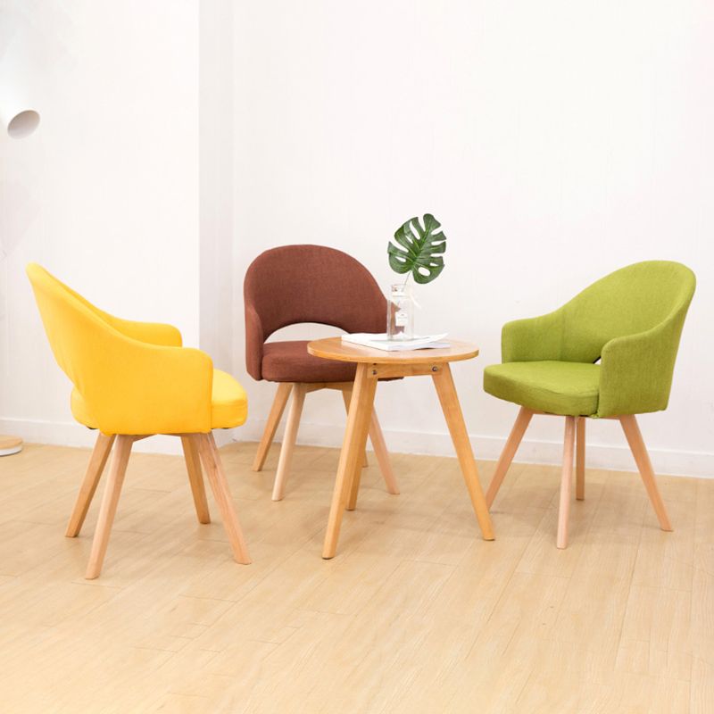 Modern Wooden Dining Chairs Open Back Dining Side Arm Chairs for Kitchen Clearhalo ' kitchen&dining_furn' 'Dining Chairs' 'Dining Tables & Seating' 'dining_chair' 'furn' 'furn_dining_chair' 'Furniture' 'furniture_dining_chair' 'Kitchen & Dining Furniture' 'kitchen' 1200x1200_f7fd712c-ea7c-45b4-9210-ce41d20e5d56