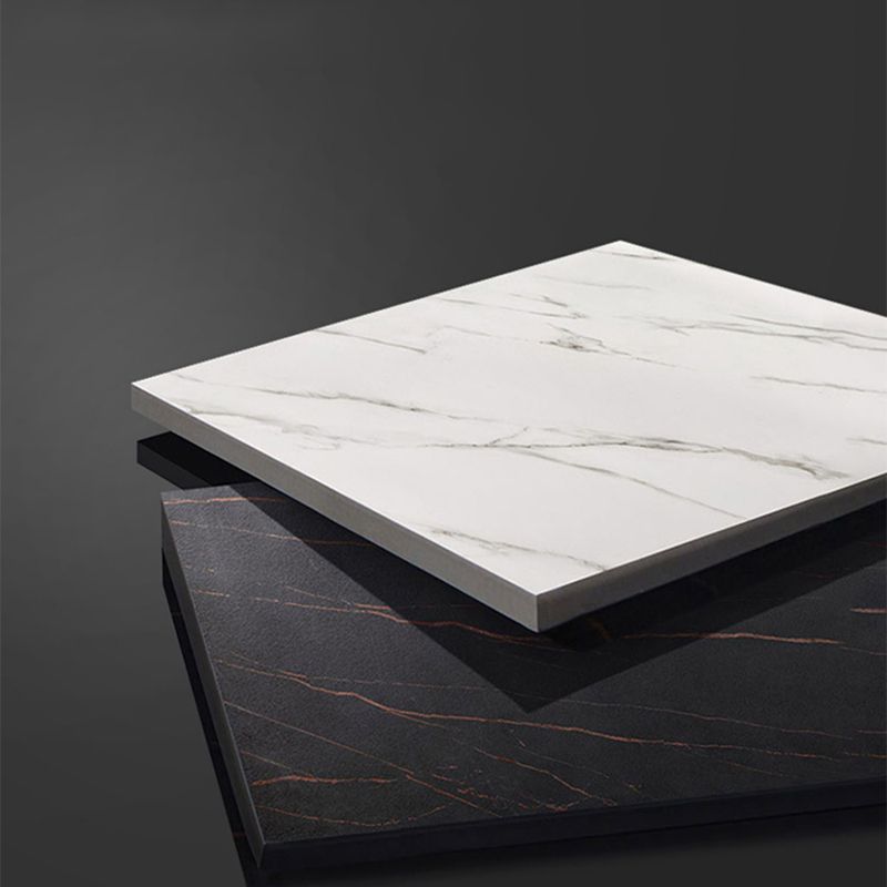 Table basse rectangulaire en ardoise avec tiroirs de rangement