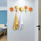 Contemporary Stainless Steel Coat Hanger Wall Mounted Orange Coat Rack Clearhalo 'Entry & Mudroom Furniture' 'furn' 'furn_hall_tree_coat_racks' 'Furniture' 'Hall Trees & Coat Racks' 'hall_tree_coat_racks' 1200x1200_f7fe73ef-ce5c-4c05-be6a-282fe2f56fb1