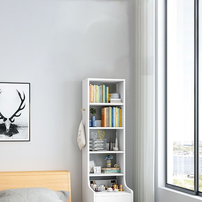 オープンストレージベッドナイトスタンドベッドルーム用の現代的なベッドサイドキャビネット