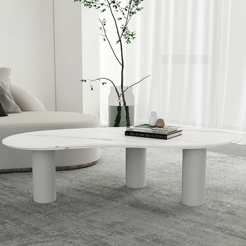 Table basse moderne à 3 pieds en ardoise pour le salon
