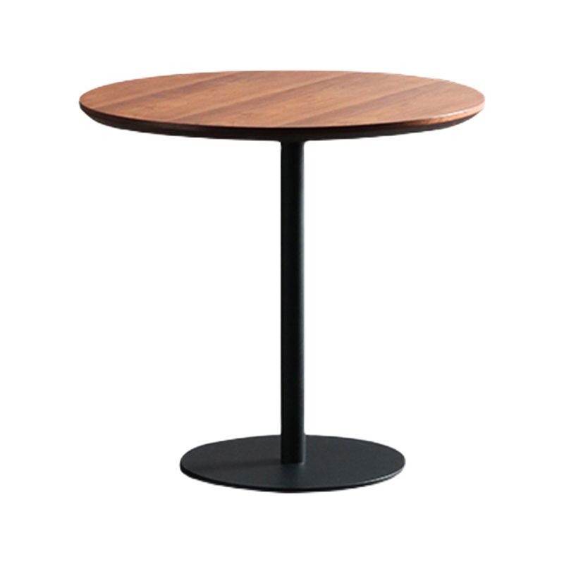 Wooden Top Dining Table Modern Round Dining Table with Metal Base Clearhalo 'Dining Tables & Seating' 'Dining Tables' 'dining_table' 'furn' 'furn_dining_table' 'Furniture' 'furniture_dining_table' 'Kitchen & Dining Furniture' 'kitchen' 'kitchen_dining_table' 1200x1200_f800f2e7-87b4-4e8c-9a50-b061f53dc736