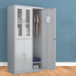 Contemporary Style Wardrobe Metal Wardrobe Closet with Doors