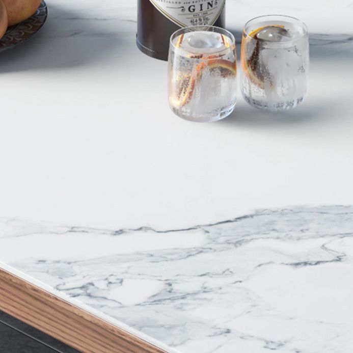 Modern Kitchen Dining Room Set with Sintered Stone Top and Solid Wood Base Dining Furniture Clearhalo 'Dining Room Sets' 'Dining Tables & Seating' 'dining_room_set' 'furn' 'furn_dining_room_set' 'Furniture' 'furniture_dining_room_set' 'Kitchen & Dining Furniture' 'kitchen&dining_furn' 'kitchen' 1200x1200_f804d471-3039-4967-aff1-40fa01c10668